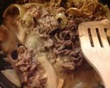 牛乳で簡単☆牛肉とキノコのクリーム煮作り方6写真