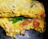 卵焼き簡単アレンジ~梅マヨほうれん草~作り方3写真
