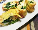 卵焼き簡単アレンジ~梅マヨほうれん草~作り方4写真
