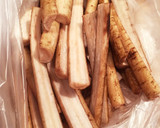 ごぼうの唐揚げ（マヨネーズディップ添え）作り方1写真