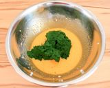 ほうれん草の塩ロールケーキ作り方4写真