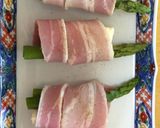 アスパラとクリームチーズのベーコン巻き作り方4写真