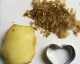 クッキーの抜き型でしょうがの皮むき作り方3写真
