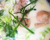 春キャベツとチキン煮！簡単クリーム煮作り方7写真