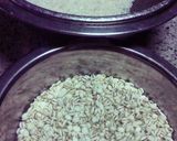 ほぼ麦ごはん☆シャスール鍋で簡単に作り方1写真