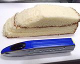 北陸新幹線E7系かがやき☆立体ケーキ☆作り方2写真
