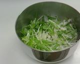 水菜と大根とじゃこのサラダ作り方3写真