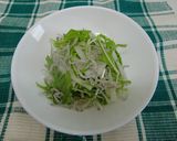 水菜と大根とじゃこのサラダ作り方4写真