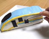 北陸新幹線E7系かがやき☆立体ケーキ☆作り方10写真
