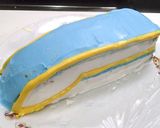 北陸新幹線E7系かがやき☆立体ケーキ☆作り方9写真