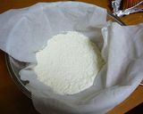 子供と一緒に☆手作りカッテージチーズ作り方5写真