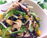 水菜とひじきの梅肉おかか和え◎作り方2写真