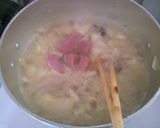 白菜 しめじ ベーコンの 味噌煮込み！作り方5写真