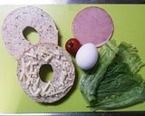 ランチに♪コストコベーグルで定番サンド♪作り方1写真