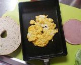 ランチに♪コストコベーグルで定番サンド♪作り方2写真