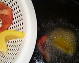 豚小間とパプリカのカラフル酢豚作り方3写真
