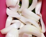 レンジでアスパラと新玉ねぎのコンソメ蒸し作り方4写真