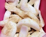 レンジでアスパラと新玉ねぎのコンソメ蒸し作り方5写真
