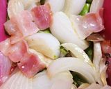 レンジでアスパラと新玉ねぎのコンソメ蒸し作り方8写真