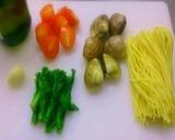 ハマグリと菜の花のトマトソースパスタ作り方1写真