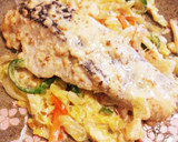 白身魚と野菜のゴマ味噌マヨネーズ焼き作り方5写真