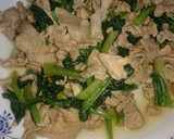 簡単！ほうれん草と豚肉の炒め作り方4写真
