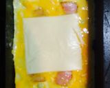 朝食☆ベーコンエッグチーズトースト作り方3写真