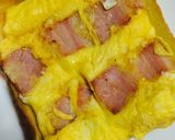 朝食☆ベーコンエッグチーズトースト作り方5写真