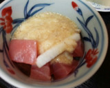 血管ダイエット食219（イカ御飯と山かけ作り方3写真