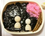 キャラ弁・宴の始まりセカオワのり弁作り方8写真