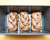 【お家で菓子パン作り】チョコ三つ編みパン作り方16写真