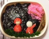 キャラ弁・宴の始まりセカオワのり弁作り方9写真