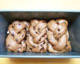 【お家で菓子パン作り】チョコ三つ編みパン作り方17写真