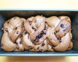 【お家で菓子パン作り】チョコ三つ編みパン作り方19写真