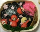 キャラ弁・宴の始まりセカオワのり弁作り方12写真