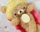 キャラ弁 リラックマお風呂バージョン作り方4写真