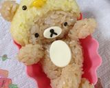 キャラ弁 リラックマお風呂バージョン作り方5写真