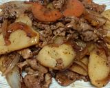 フライパンで10分～シャキシャキ肉じゃが作り方4写真