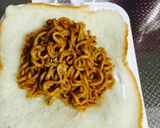 マヨ焼きそば ランチパック作り方2写真