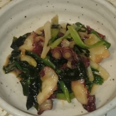 タコとあさつきの酢味噌和え♪ by yumipurin 【クックパッド