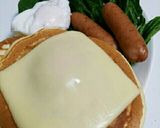 ホットケーキミックスでお食事パンケーキ作り方5写真