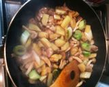 鶏肉とじゃが芋と葱ときのこのほっこり飯♪作り方6写真