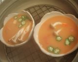 納豆DE豚キムチ茶碗蒸し作り方2写真