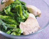 鶏肉と春菊の柚子胡椒マヨネーズ和え作り方3写真