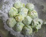 まるく可愛い~芽キャベツの天婦羅作り方3写真