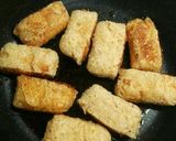 お揚げでサクサク☆ 鶏メンチカツ作り方8写真