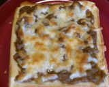 残ったカレーで…☆チーズカレートースト☆作り方2写真