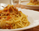 小松菜としめじのパスタ（バターだし醤油）作り方10写真