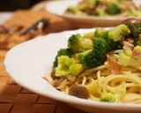 小松菜としめじのパスタ（バターだし醤油）作り方9写真