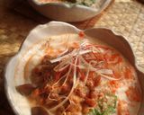 納豆DE豚キムチ茶碗蒸し作り方5写真